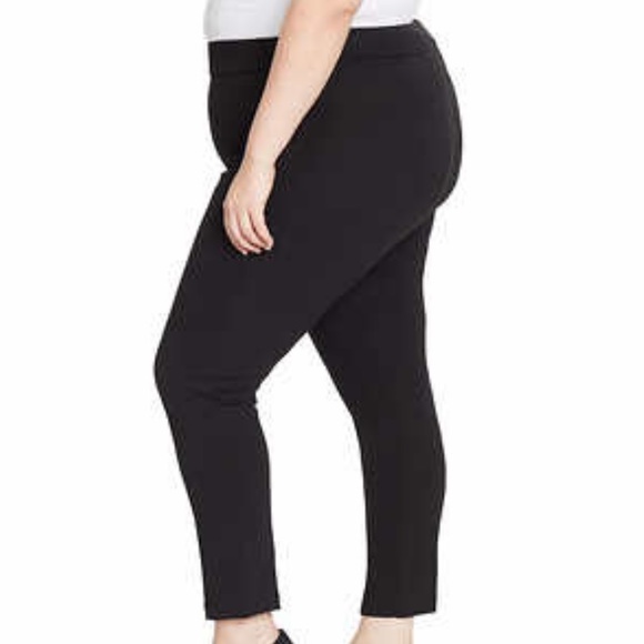 Ladies’ Plus Pull-On PONTE Pant—WINE - Picture 12 of 12